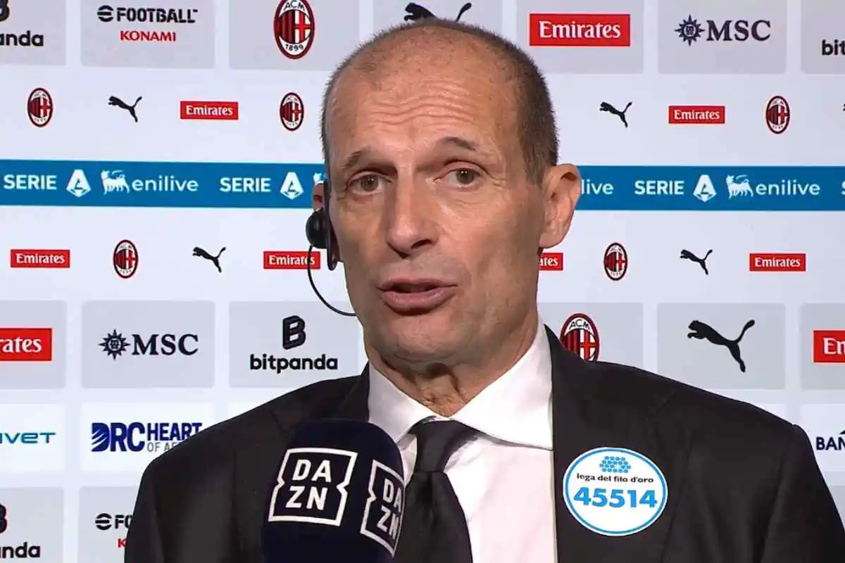 Allegri a Dazn dopo Milan-Fiorentina