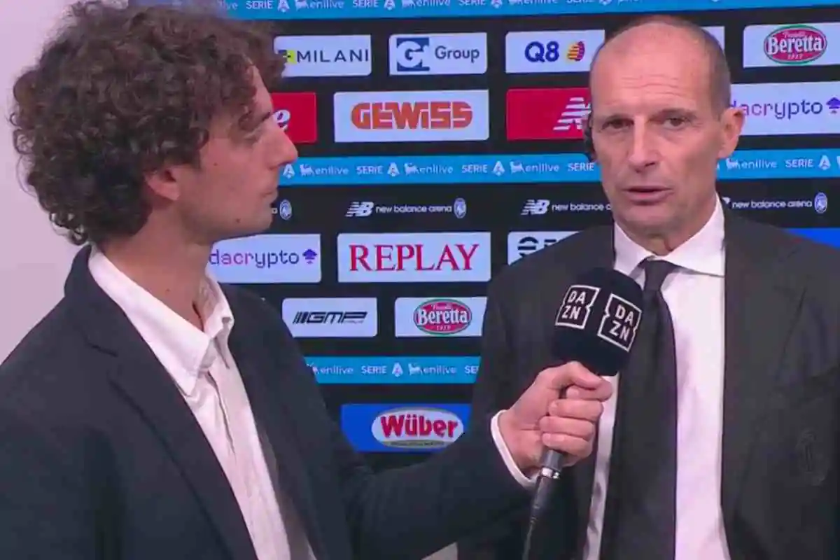 Allegri a Dazn dopo Atalanta-Milan