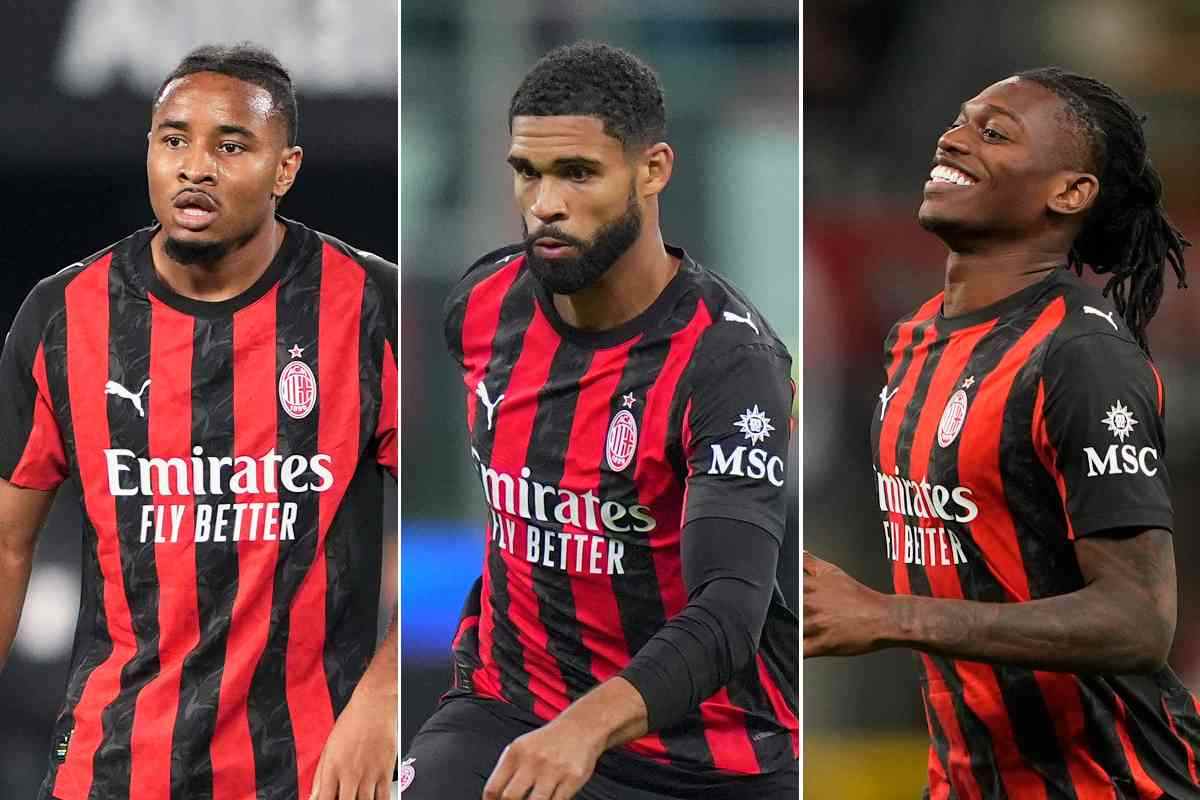 Gli attaccanti del Milan per il match contro la Roma