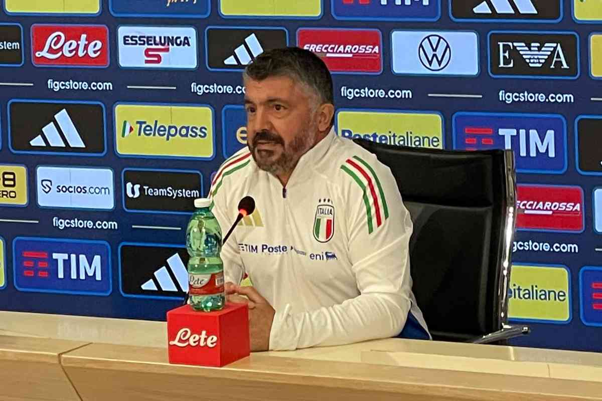 Gattuso in primo piano
