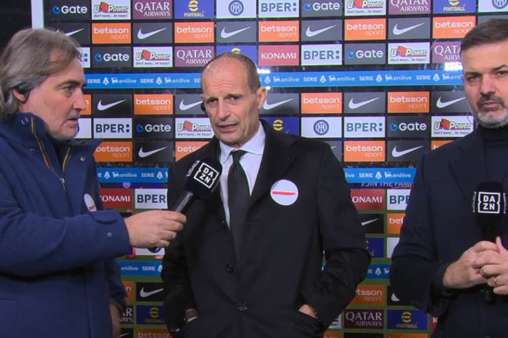 Max Allegri parla a DAZN
