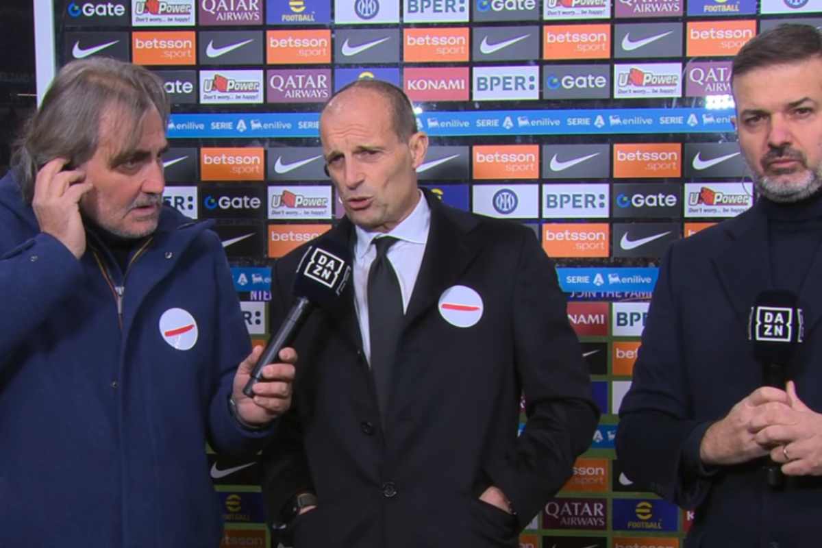 Max Allegri parla a DAZN