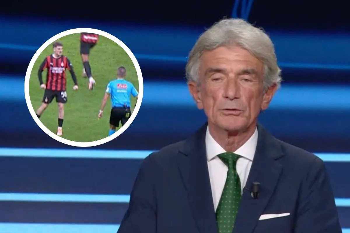 Graziano Cesari surante la puntata di Pressing parla del contatto Guida-Saelemaekers