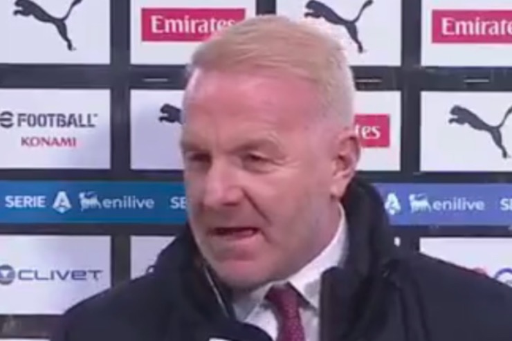 Igli Tare nel pre partita di Serie A