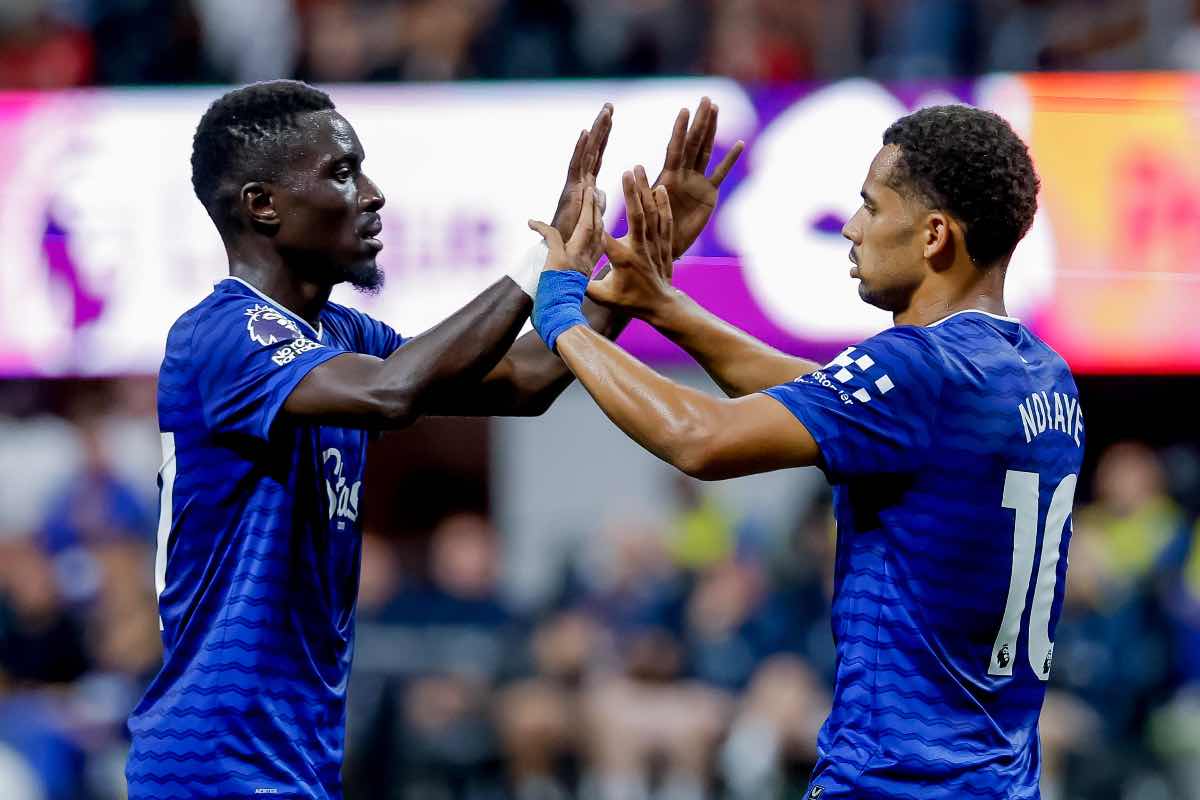 Milan, Iliman Ndiaye esulta dopo un gol