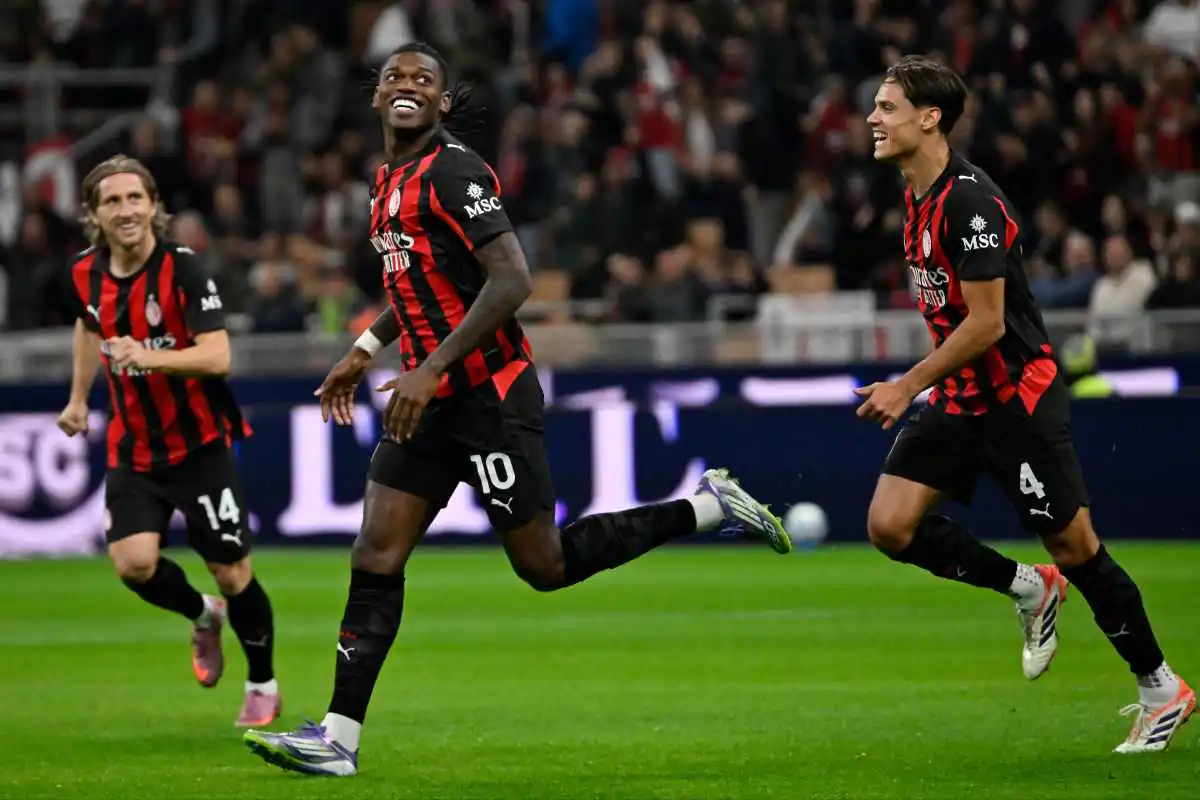 Leao, Ricci e Modric in Milan-Pisa