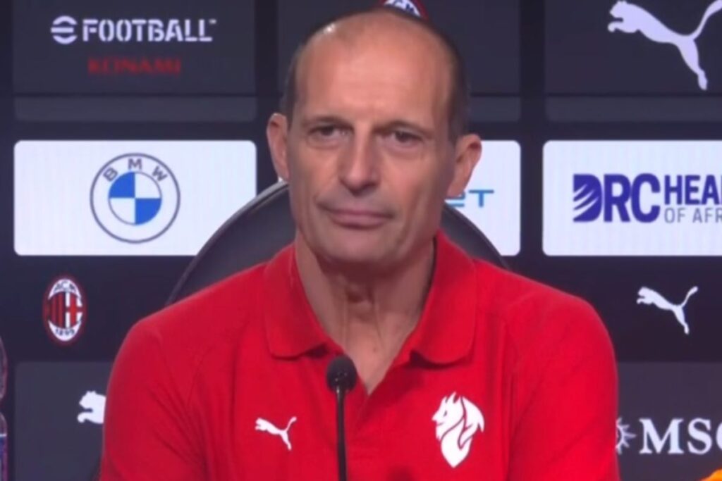 Massimiliano Allegri in conferenza stampa pre Inter