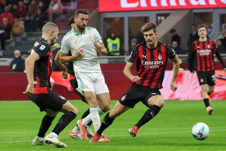 Pavlovic e Gabbia in contrasto