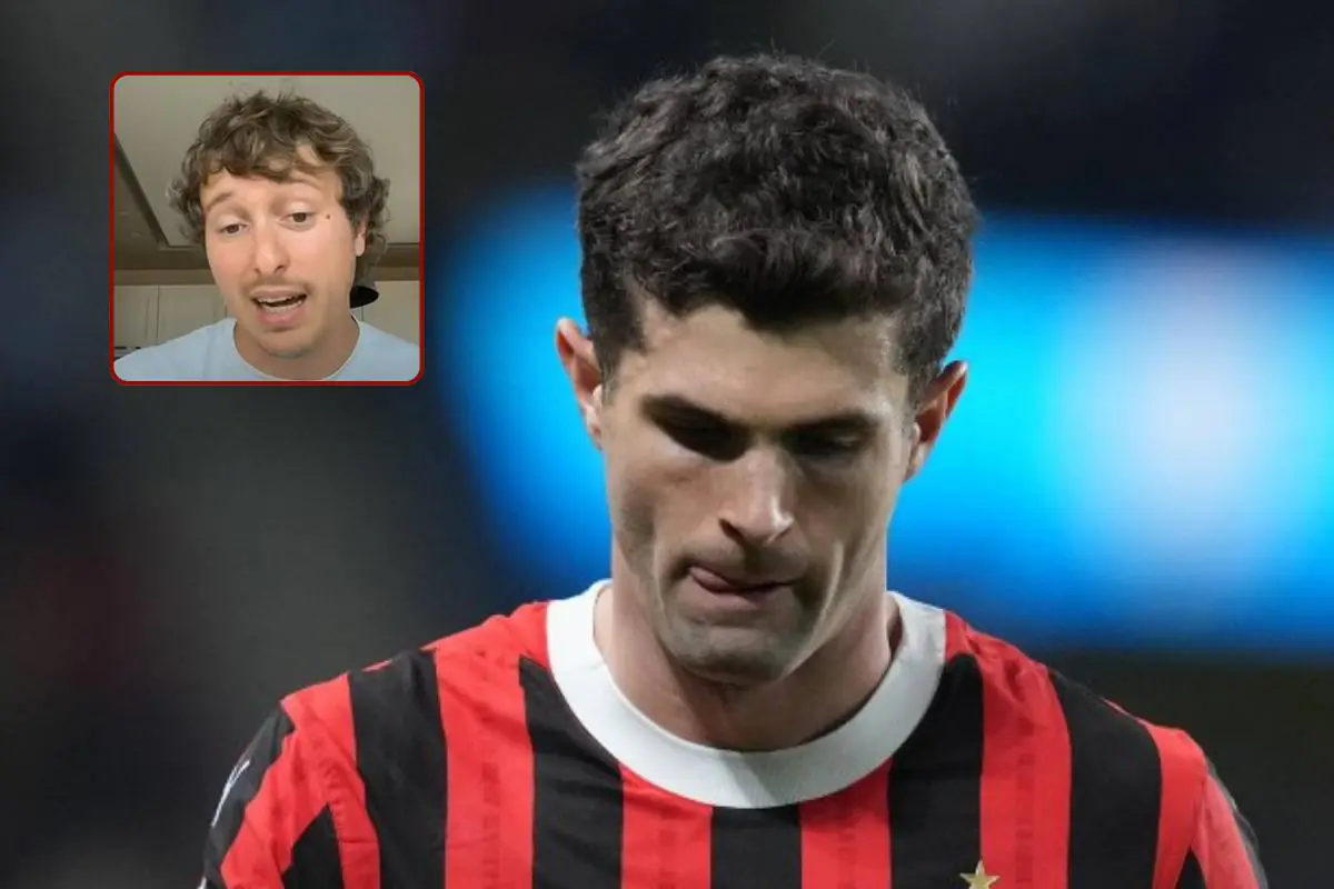 Pulisic pensieroso dopo un rigore sbagliato in Serie A