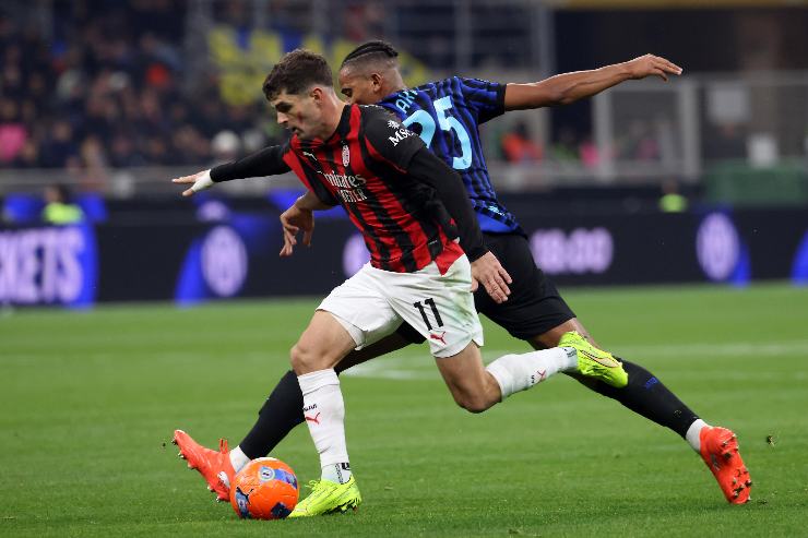 Pulisic e Akanji del derby di Milano