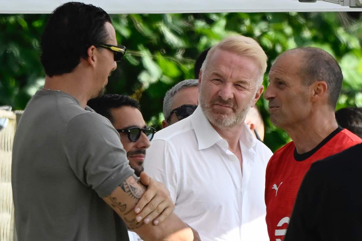 Milan, Tare a colloquio con Ibrahimovic e Allegri