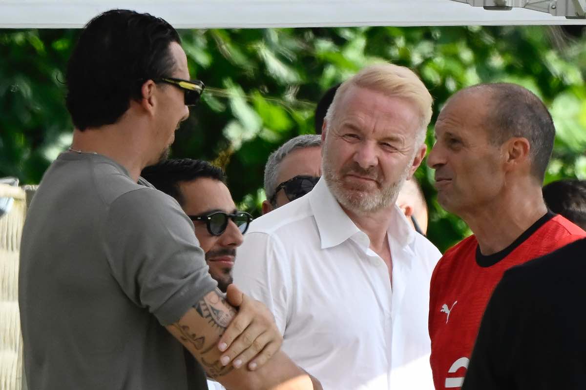 Milan, Tare parla con Allegri e Ibrahimovic