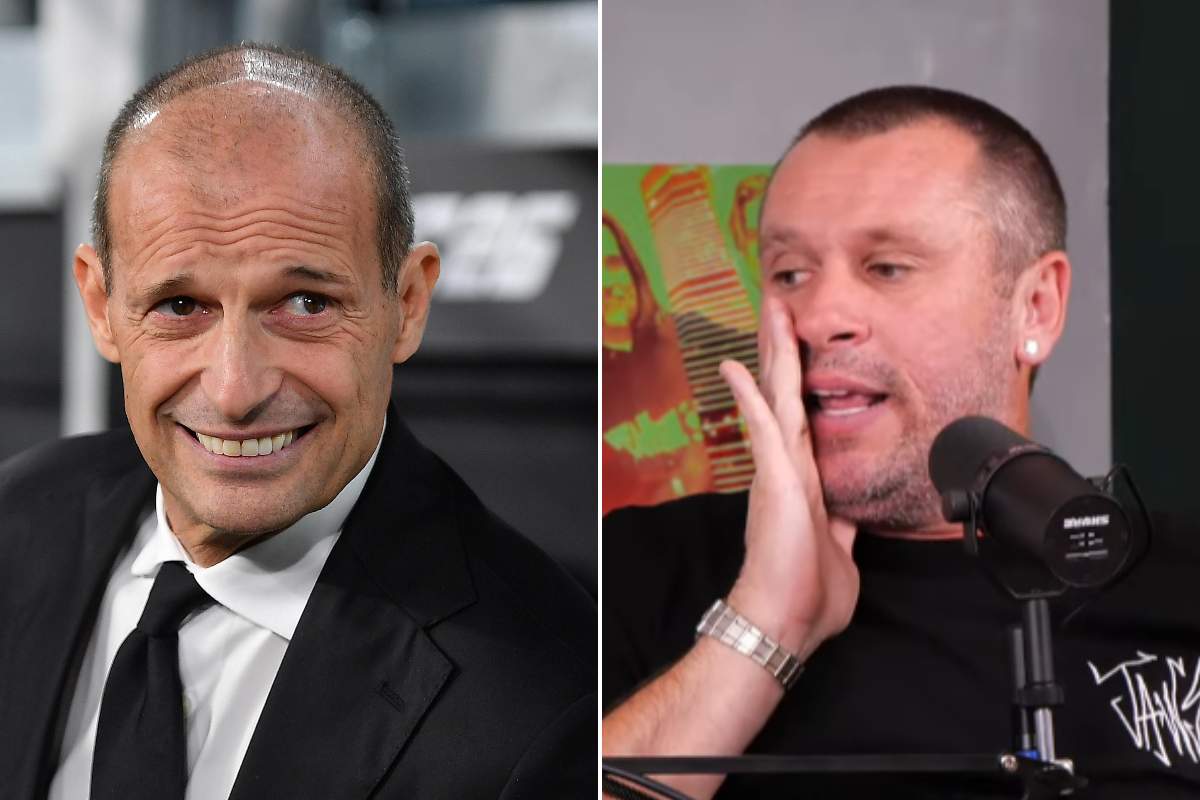 Massimiliano Allegri, allenatore del Milan e Antonio Cassano: scontro pazzesco