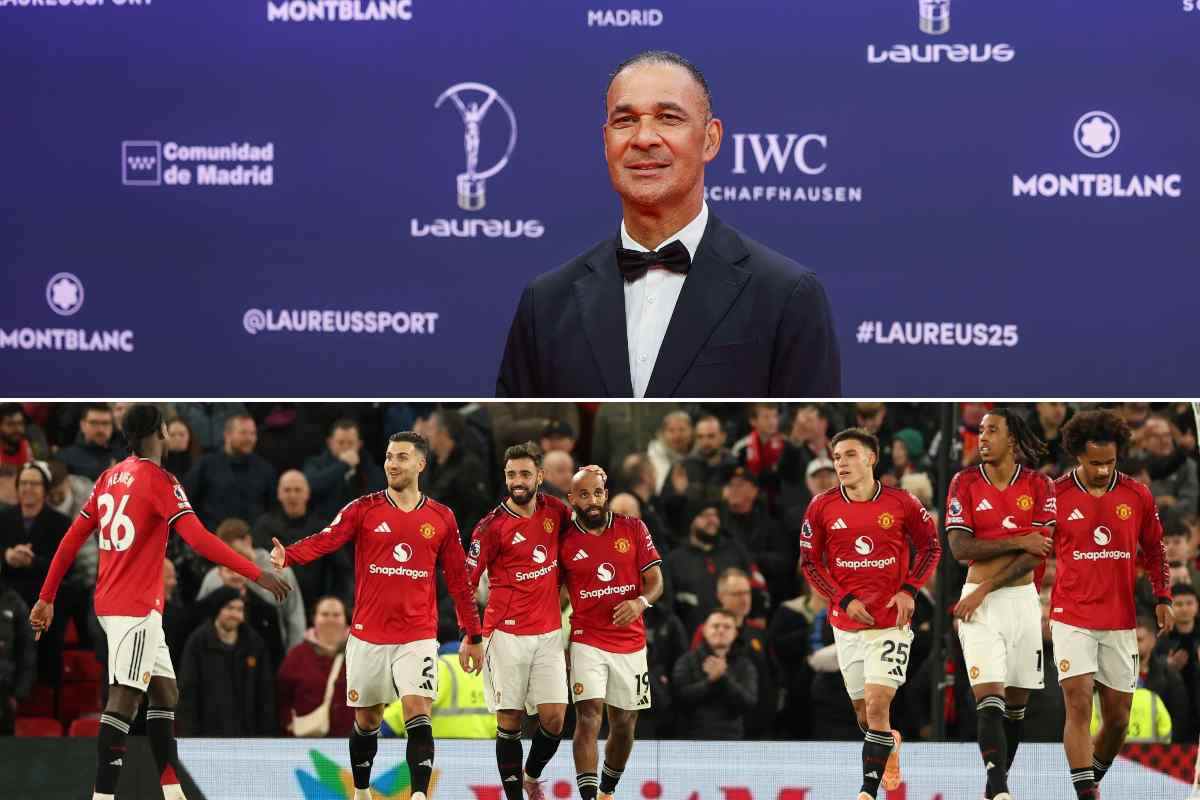 Ruud Gullit e Zirkzee del Manchester United