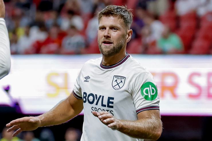 Fullkrug in rete con la maglia del West Ham