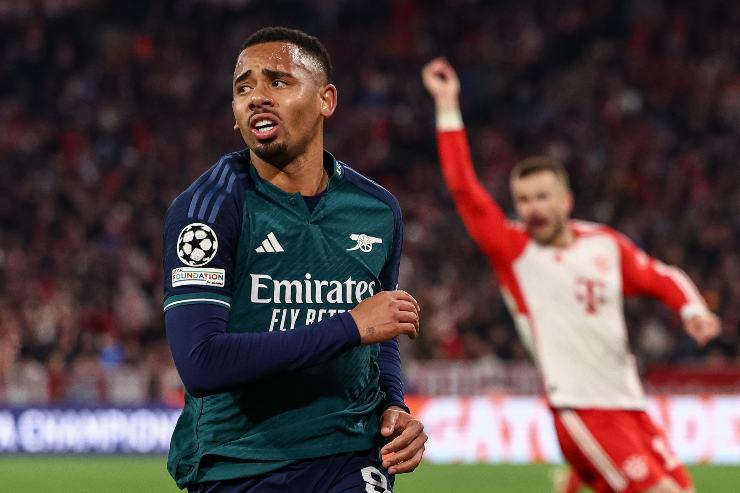 Gabriel_Jesus in Arsenal - Bayern Monaco