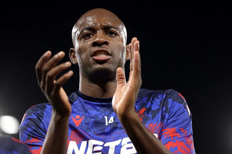 Jean-Philippe Mattea in maglia Crystal Palace contro AZ