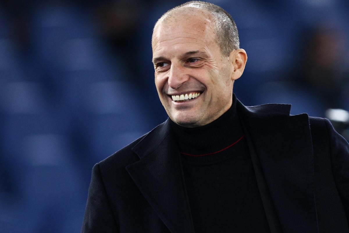 Massimiliano Allegri nel match di Coppa Italia contro la Lazio