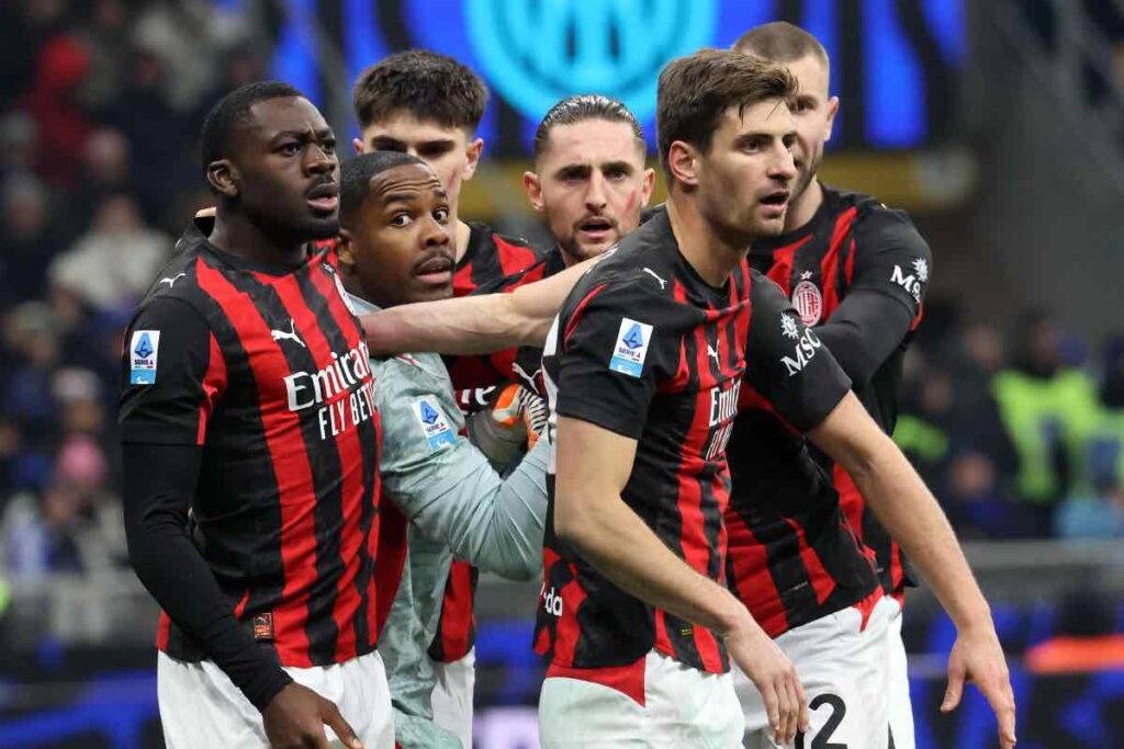 Mike Maignan e compagni nella sfida contro l'Inter