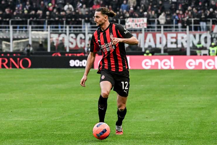 Rabiot in azione contro il Sassuolo