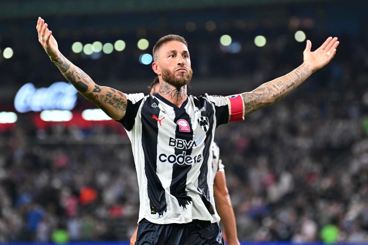 Sergio Ramos a segno con la maglia del Monterrey