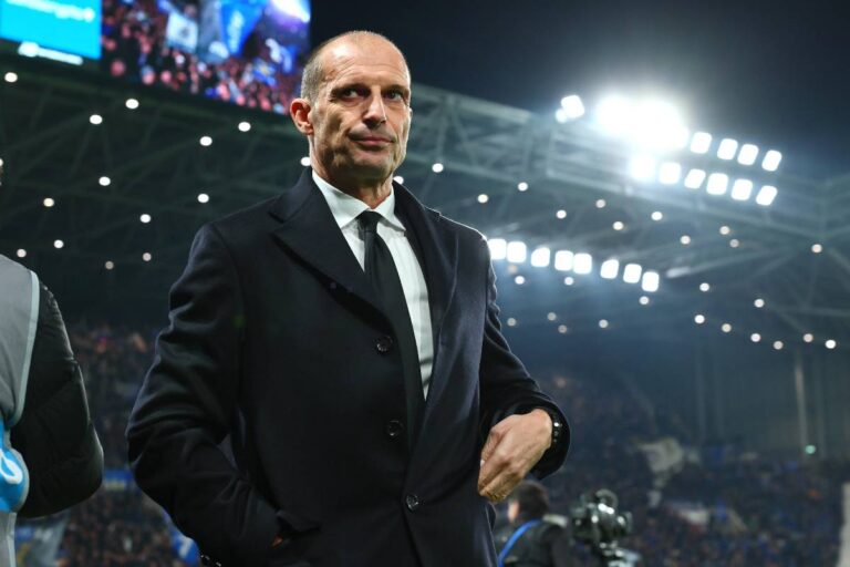 Massimiliano Allegri in primo piano