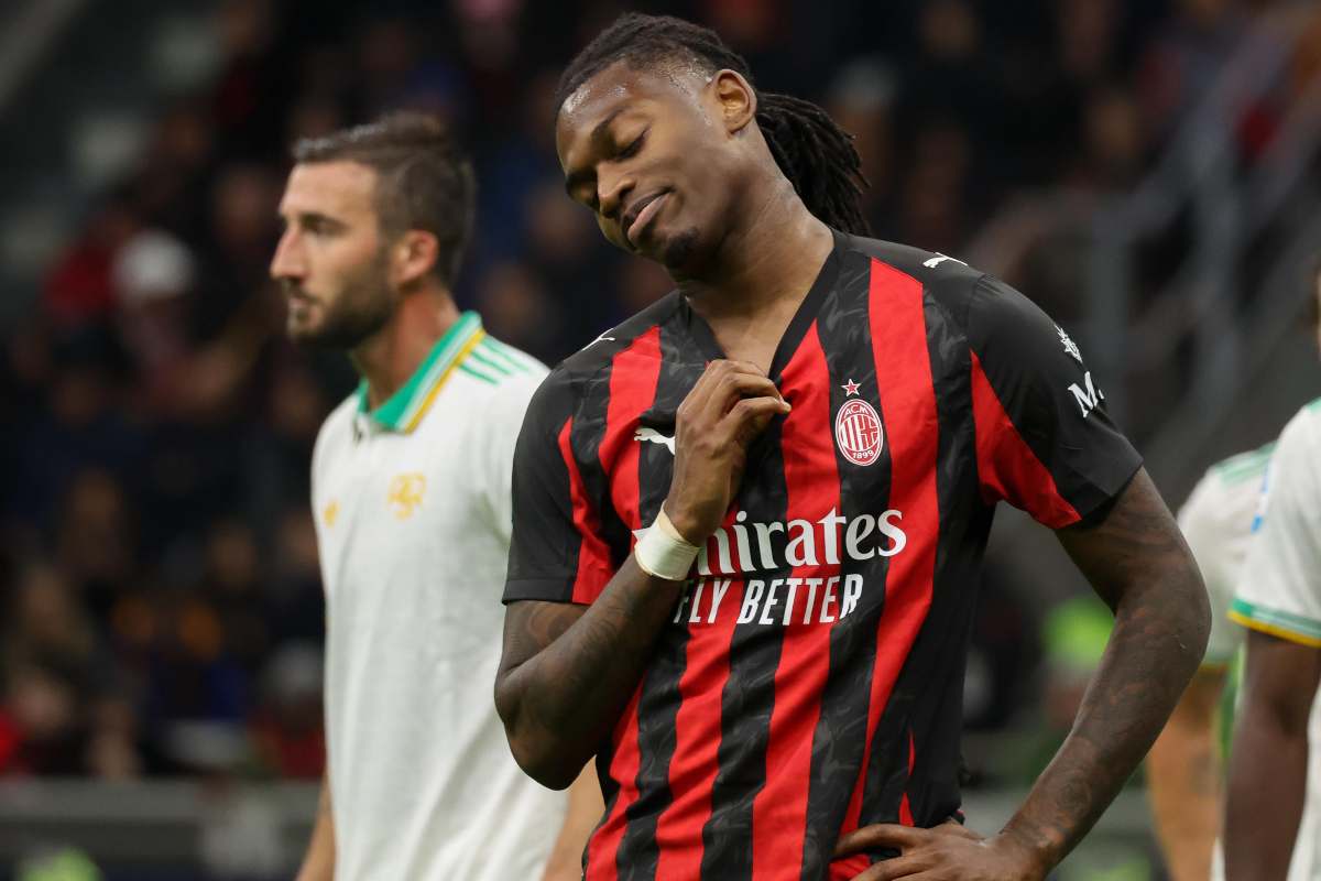 Rafael Leao in primo piano