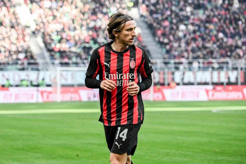 Luka Modric in campo