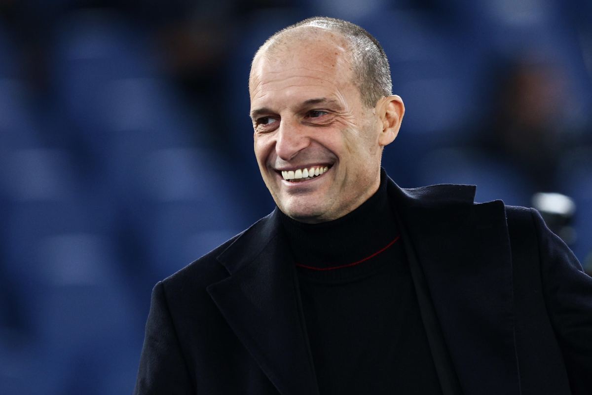 Allegri sorridente in panchina