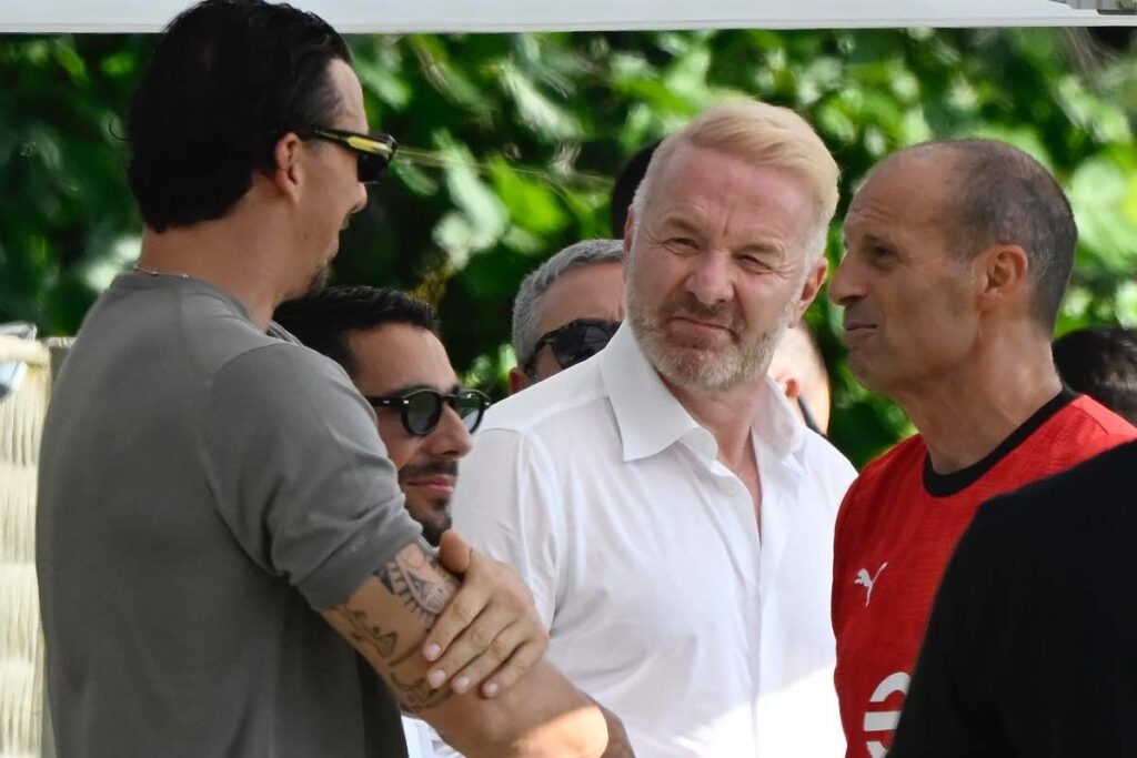 Dirigenza del Milan a colloquio per il mercato