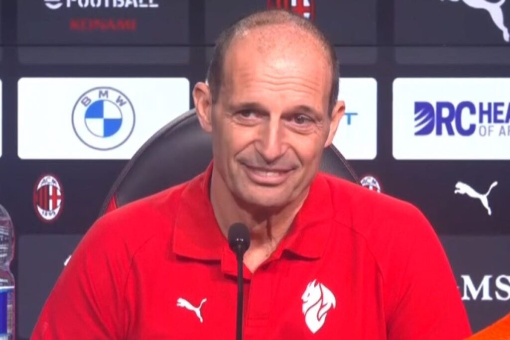 Massimiliano Allegri in conferenza stampa