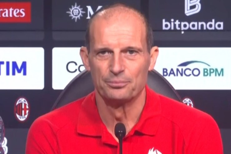 Massimiliano Allegri in conferenza stampa