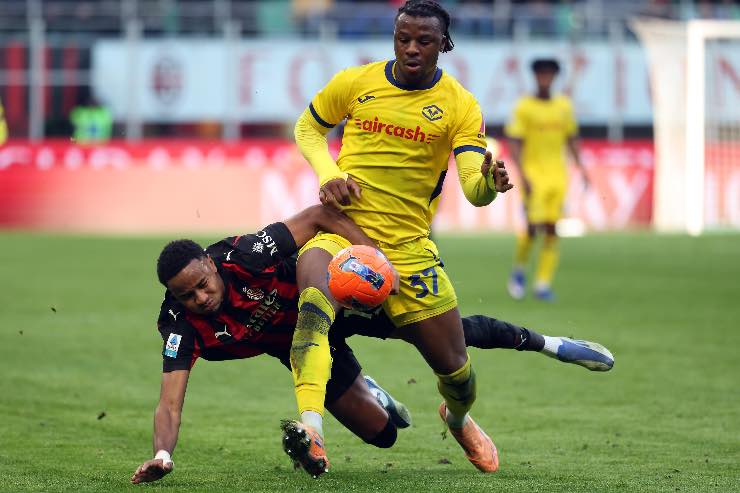 Milan, Nkunku contro il Verona