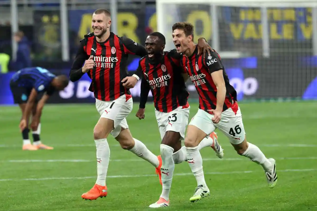 Pavlovic, Tomori e Gabbia in campo con il Milan