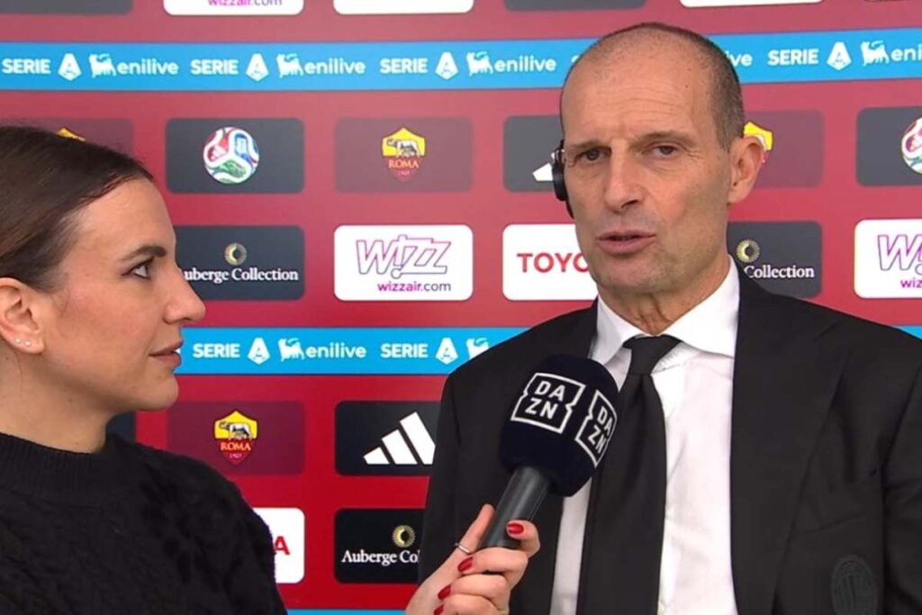 Massimiliano Allegri parla a Dazn