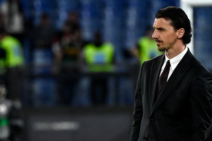 Zlatan Ibrahimovic in primo piano