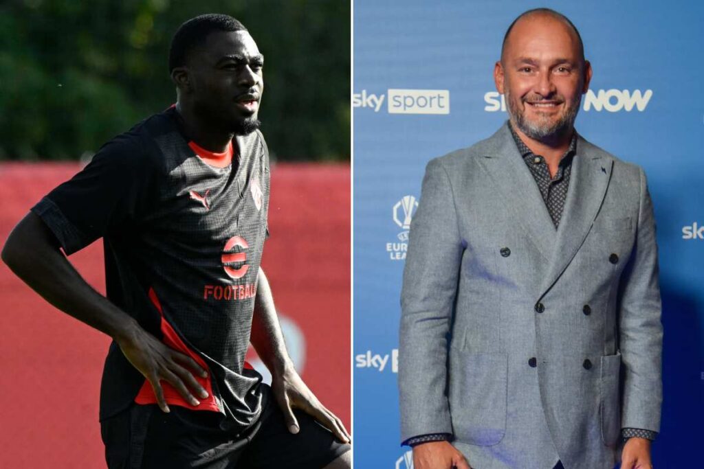 Collage che ritrae Fofana al fianco di Gianluca Di Marzio