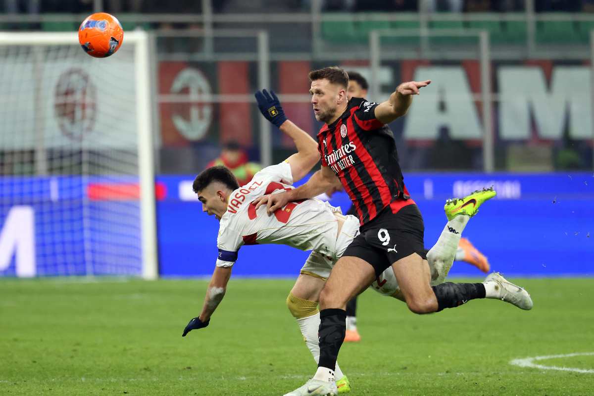 Fullkrug in partita con il Milan
