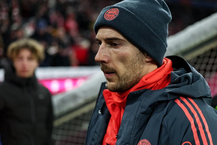 Goretzka in panchina con il Bayern Monaco