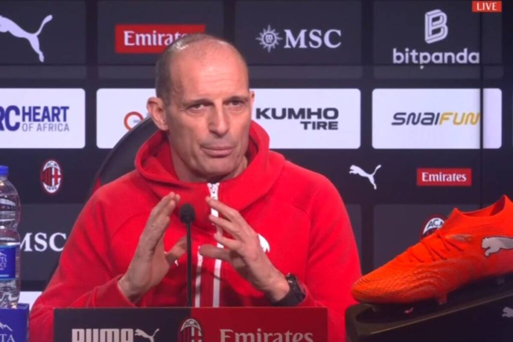 Allegri in conferenza stampa