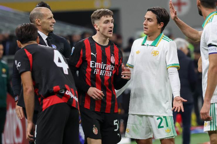 Roma e Milan in campo