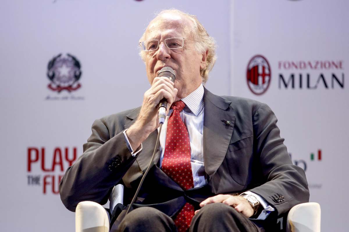 Scaroni ad un evento sportivo del Milan