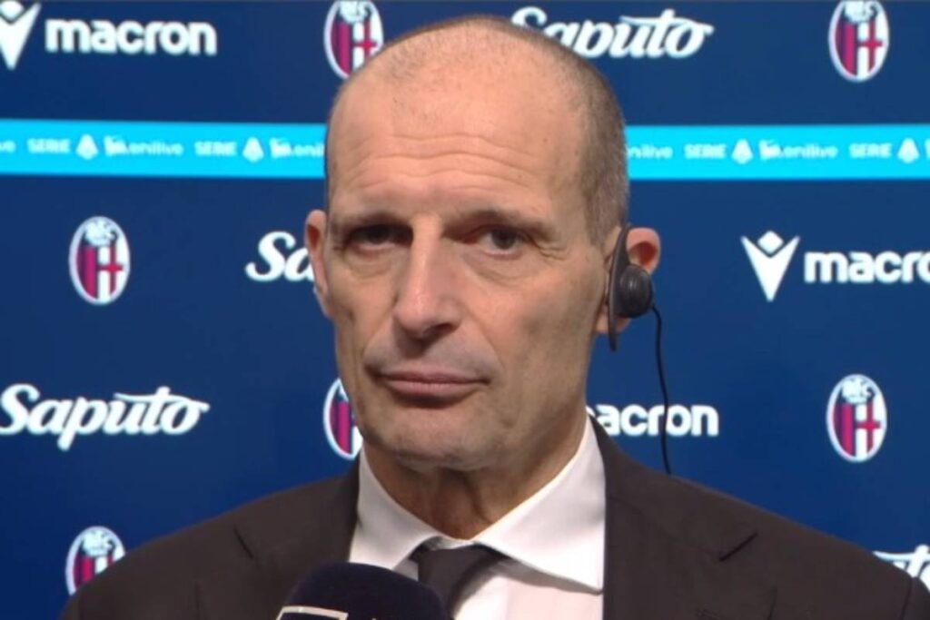 Max Allegri dopo Bologna-Milan