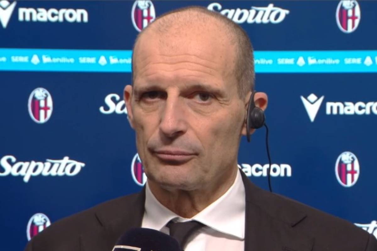 Max Allegri dopo Bologna-Milan