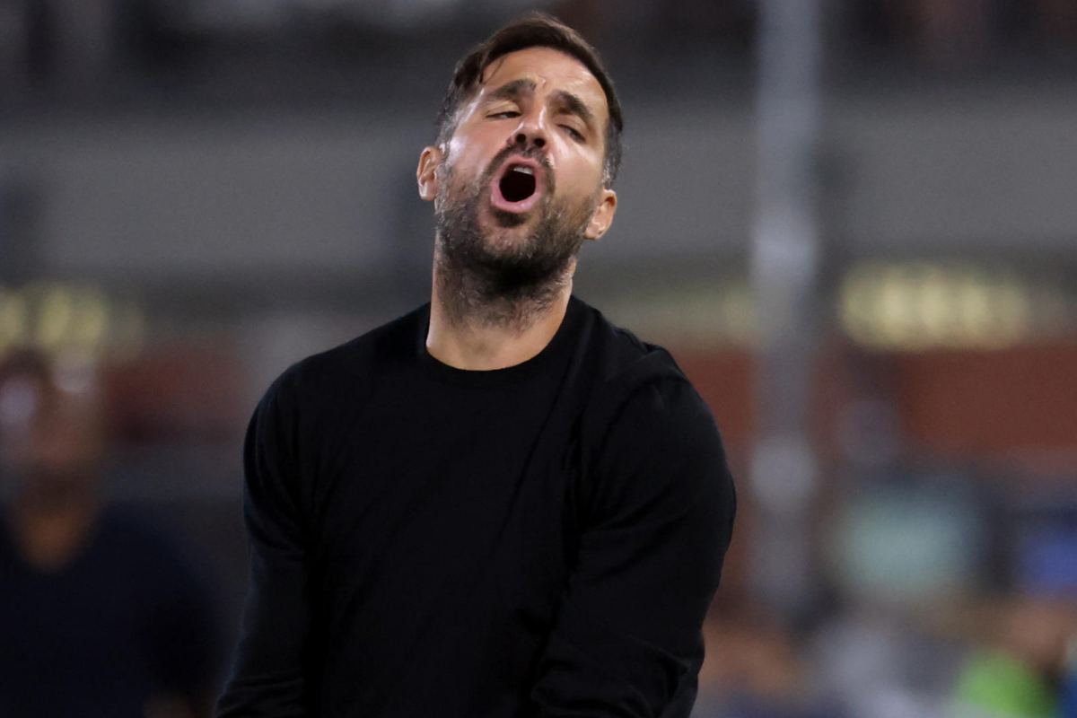 Fabregas arrabbiato a Firenze