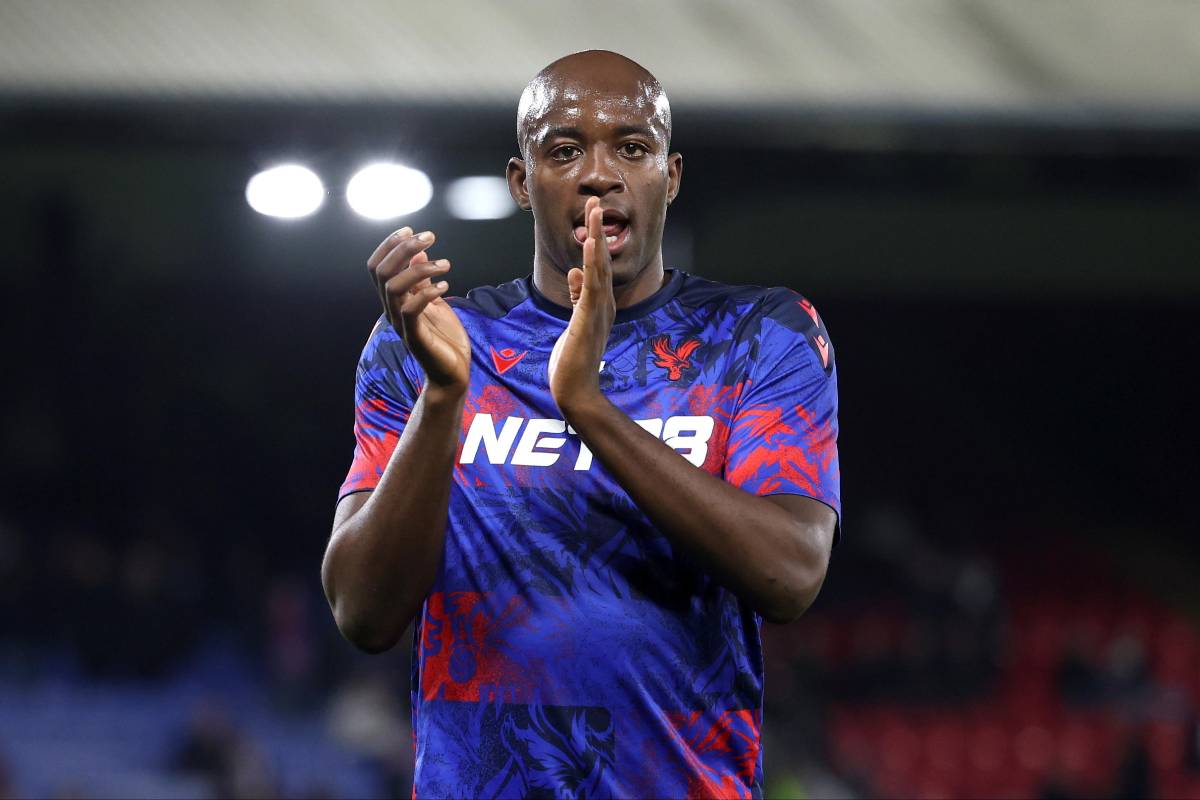 Mateta durante una gara di Conference League del Crystal Palace