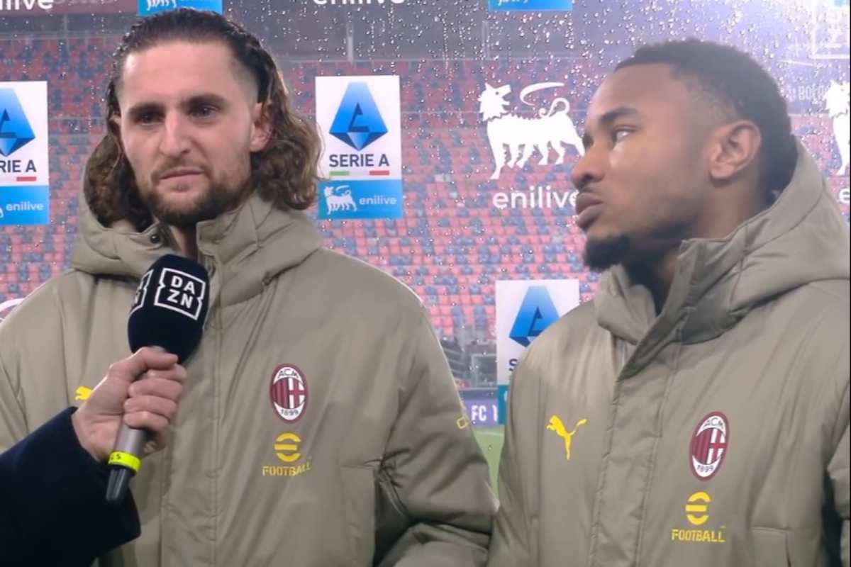 Rabiot e Nkunku nel post partita di Bologna