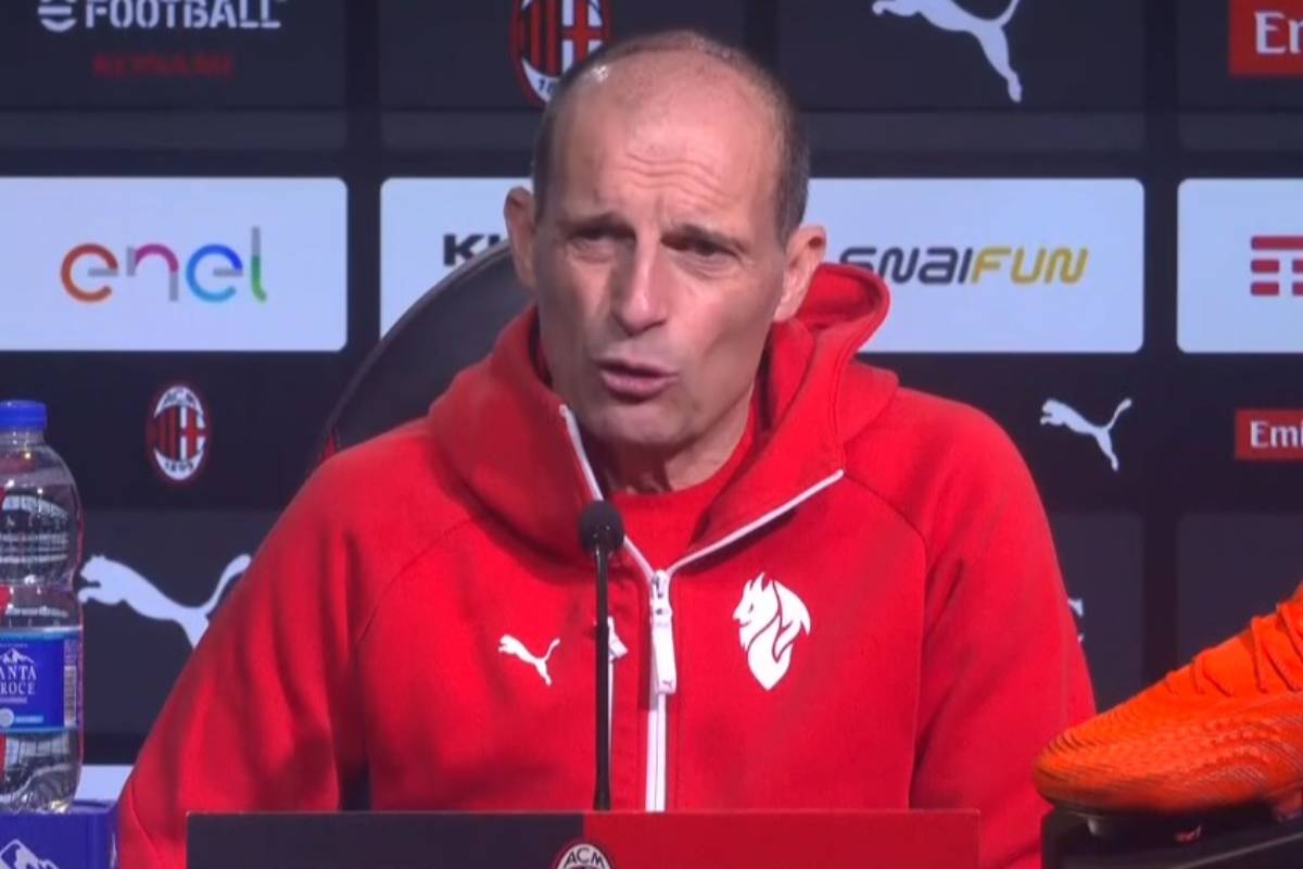 Massimiliano Allegri in conferenza stampa