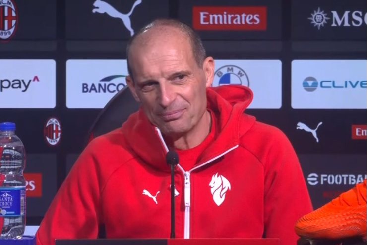 Massimiliano Allegri in primo piano