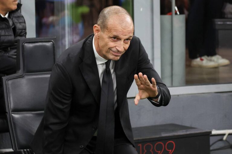Massimiliano Allegri in panchina